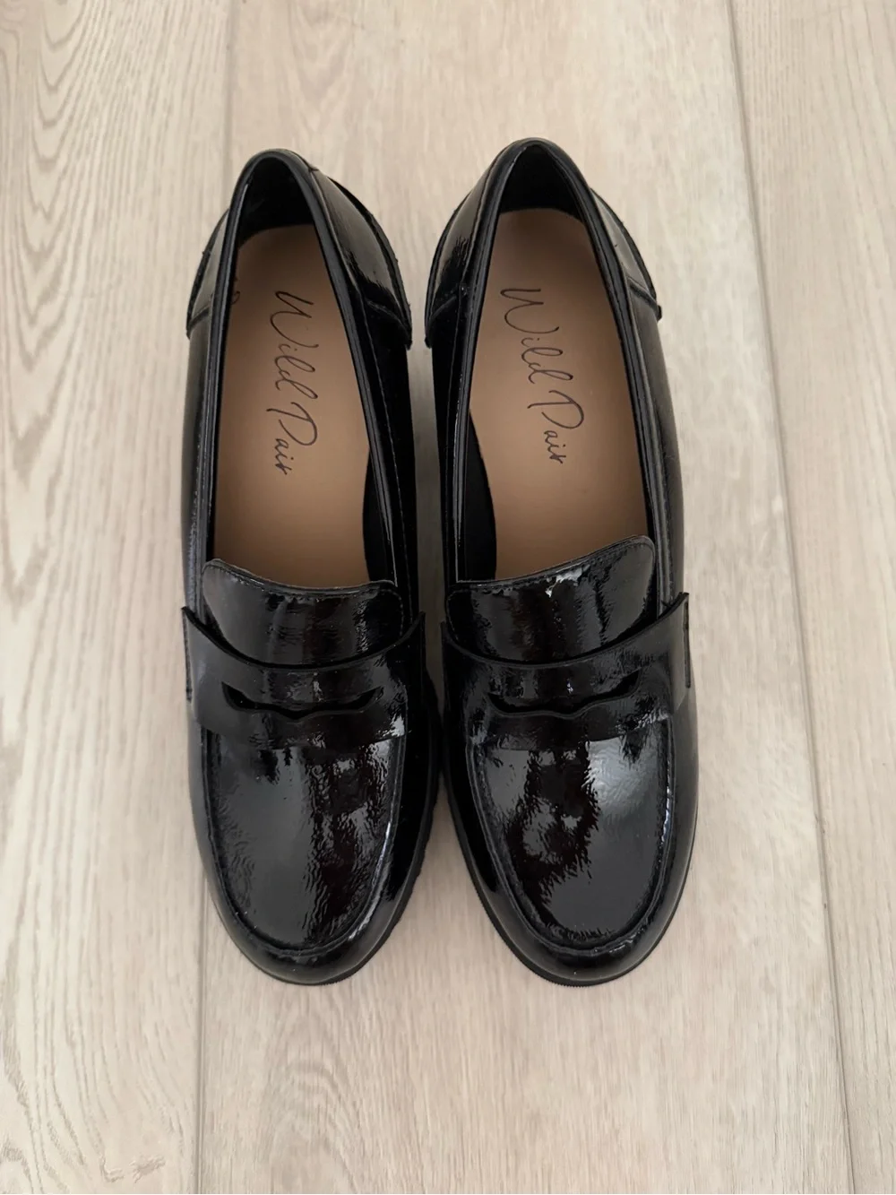Wild Pair Presscott Round Toe Heeled Loafers